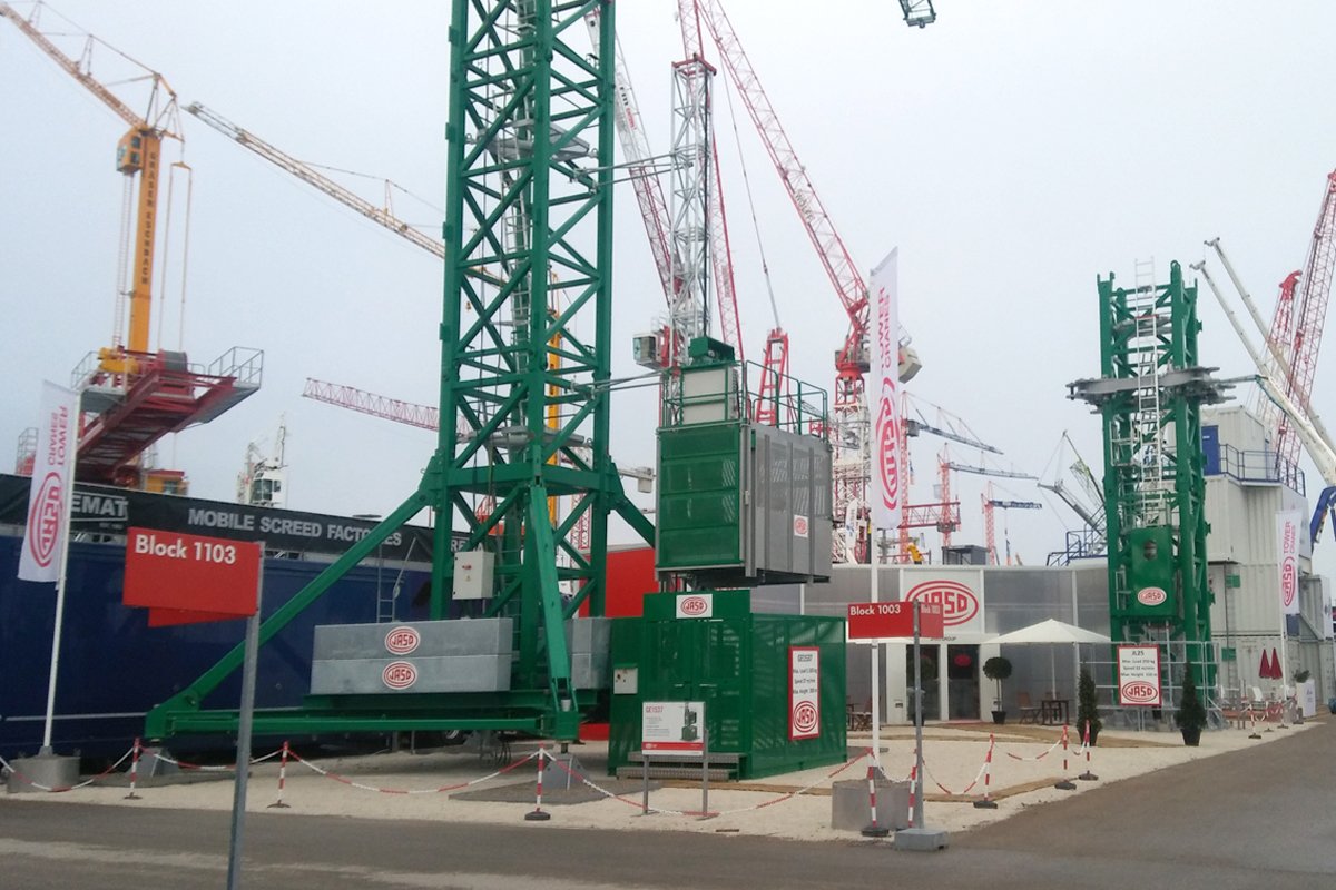 JASO at Bauma 2022: Unveiling our New Tower Crane Portfolio